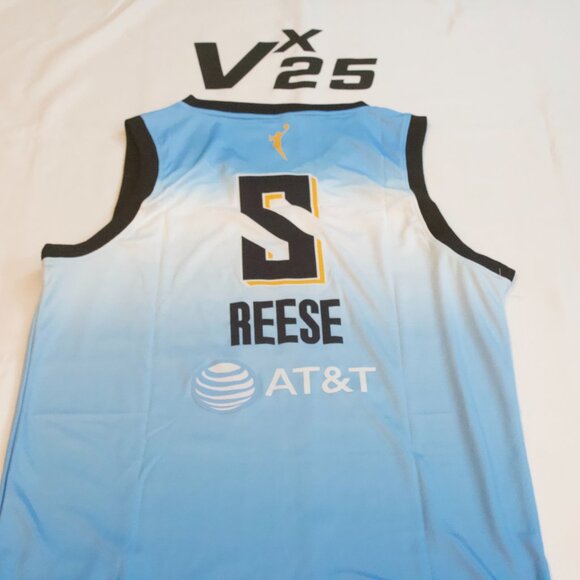 Men's WNBA Nike Chicago Sky Skytown Angel Reese #5 Rebel Edition Blue Jersey Lg - Picture 4 of 5